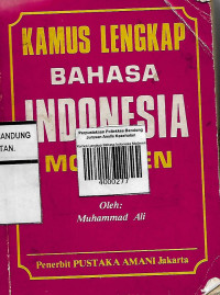 Image of Kamus Lengkap Bahasa Indonesia Modern