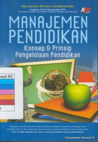 Image of Manajemen Pendidikan konsep dan prinsip pengelolaan pendidikan