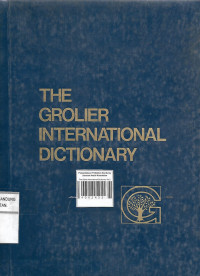 Image of The Grolier International Dictionary Vol.1