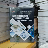 Image of Metodologi penelitian kesehatan