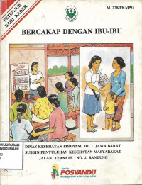 Image of Petunjuk Bagi Kader : Bercakap Dengan Ibu-ibu