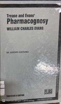 Image of Trease and Evans Pharmacognosy