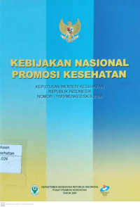 Image of KEBIJAKAN NASIONAL PROMOSI KESEHATAN