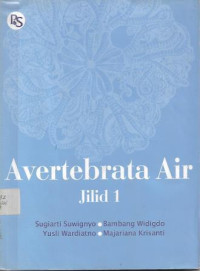 Image of Avertebrata Air Jilid 1